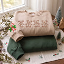 Embroidered Mickey Gingerbread Christmas Sweatshirt Cozy Holiday Gift-9