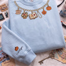 Custom Autumn Charm Embroidered Sweatshirt Warm Cozy Women Gift-4