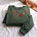 Custom Game Day Football Charm Necklace Sweatshirt Cozy Apparel Women-2