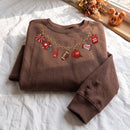 Custom Game Day Football Charm Necklace Sweatshirt Cozy Apparel Women-7
