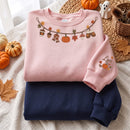 Custom Embroidered Autumn Pumpkin Sweater Cozy Fall Wear Women Gift-5