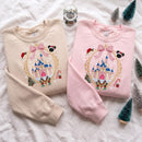 Embroidered Christmas Castle Shirt Holiday Gift Disney Fans-3