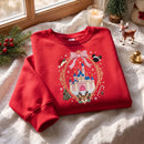 Embroidered Christmas Castle Shirt Holiday Gift Disney Fans-5