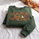 Embroidered Halloween Dachshund Sweatshirt Cozy Fall Gift Dog Lovers-2