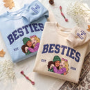 Custom Embroidered Besties Sweatshirt Matching BFF Gift For Women-6