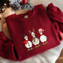 Embroidered Christmas Duck Shirt | Cute Holiday Wear for Animal Lovers-9